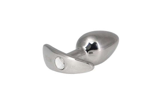 Pillow Talk Sneaky Luxurious Stainless Steel Anal Plug With Swarovski Crystal - Butt Plugs