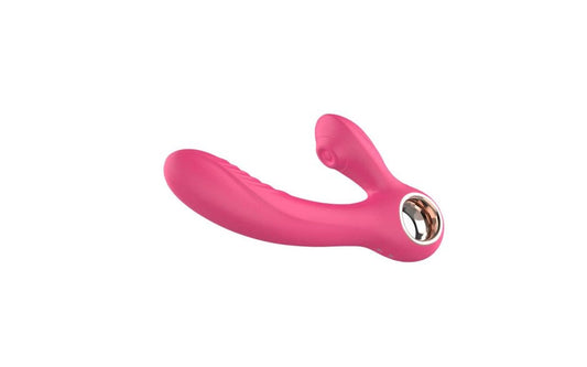 Shibari Beso Warming Rechargeable G Spot & Clitoral Vibrator Pink - G-Spot Vibrators