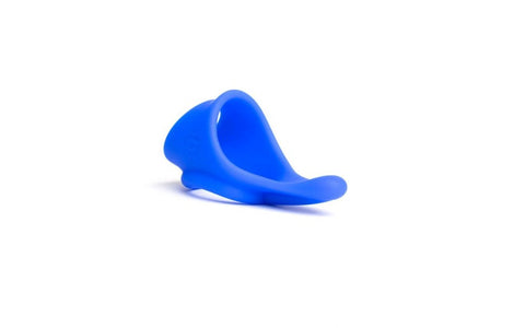 Sport Fucker Tailslide Flexible Cock & Ball Ring Blue - Stretchy Cock Rings