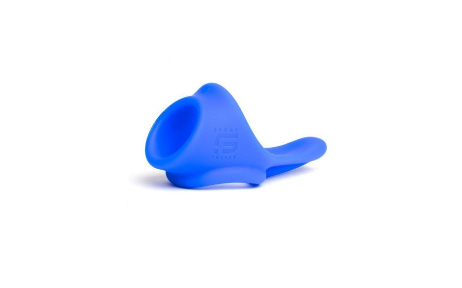 Sport Fucker Tailslide Flexible Cock & Ball Ring Blue - - Stretchy Cock Rings