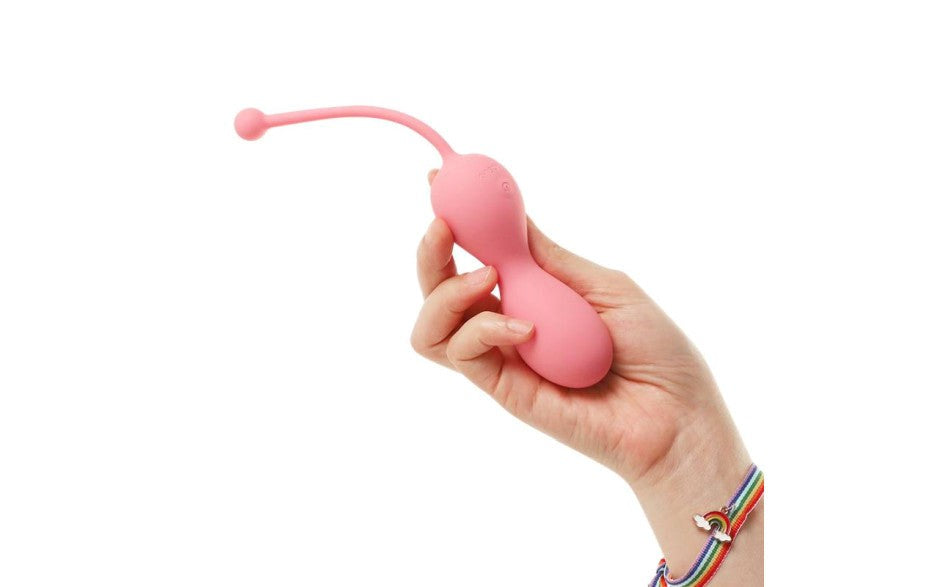 Arosum Come Hither Kegelator Duo Vaginal Balls Stimulator With Remote Control - - Love Eggs and Kegel Exercisers