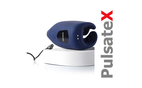 Arosum PulsateX Rechargeable Male Shaft Masturbator & Glans Stimulator - Masturbators and Strokers