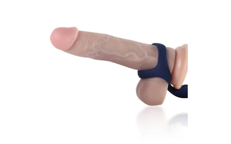 Arosum Ring n Rear Dual Thrusting Anal Probe With Cock Ring & Remote - - Butt Plugs