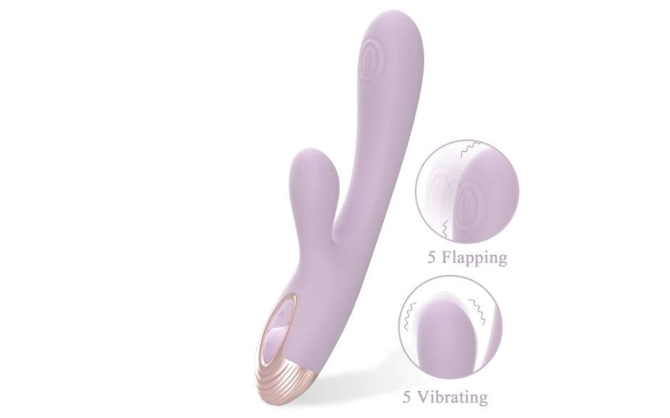 Drywell Pada Rabbit and G-Spot Pulsing Vibrator - - Rabbit Vibrators