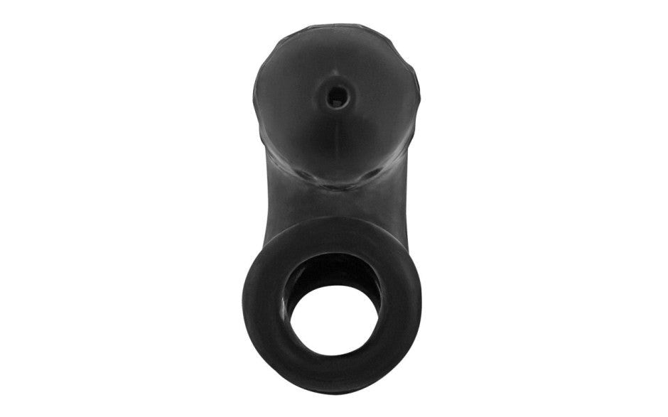 Oxballs Airlock Air Lite Vented Male Chastity Device Black Ice - - Male Chastity