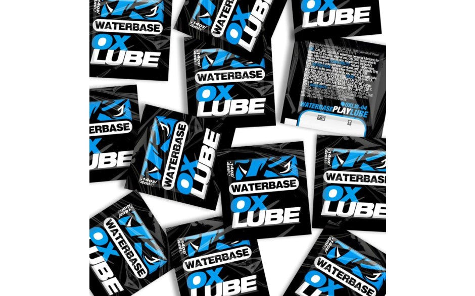 Oxballs LIQUISLIK Waterbased OXLube 50 Pack Sachets - - Water Based Lubes