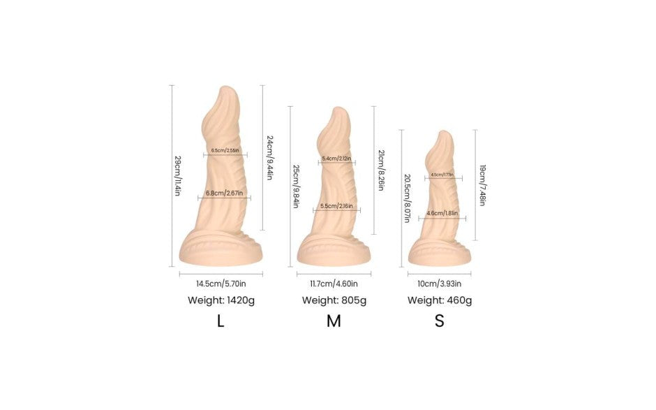 Sport Fucker Sphinx Liquid Silicone Dildo Medium - - Non-Realistic Dildos