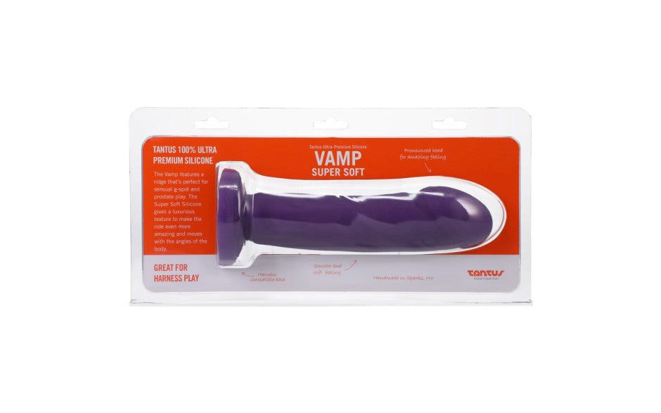 Tantus Vamp Soft Realistic Silicone Dildo - - Realistic Dildos