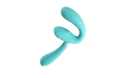 Arosum Sapphi Detachable Strapless Strap On Double Vibrator - Strap On Sextoys