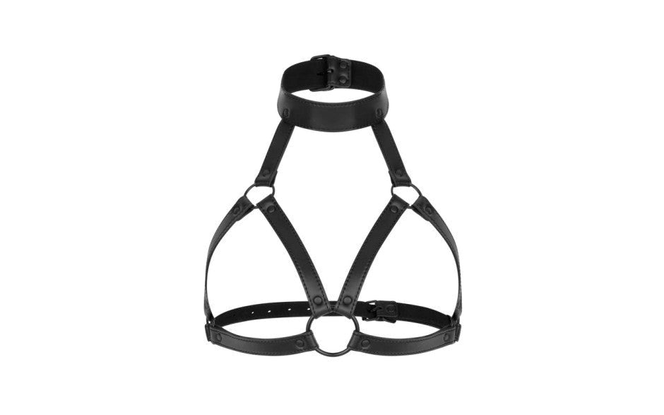 Bedroom Fantasies Chiara Bondage Play Harness Black - - Cuffs And Restraints