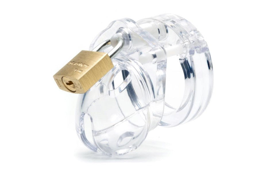 CB X Male Chastitiy Cock Cage Mini Me Clear - - Male Chastity