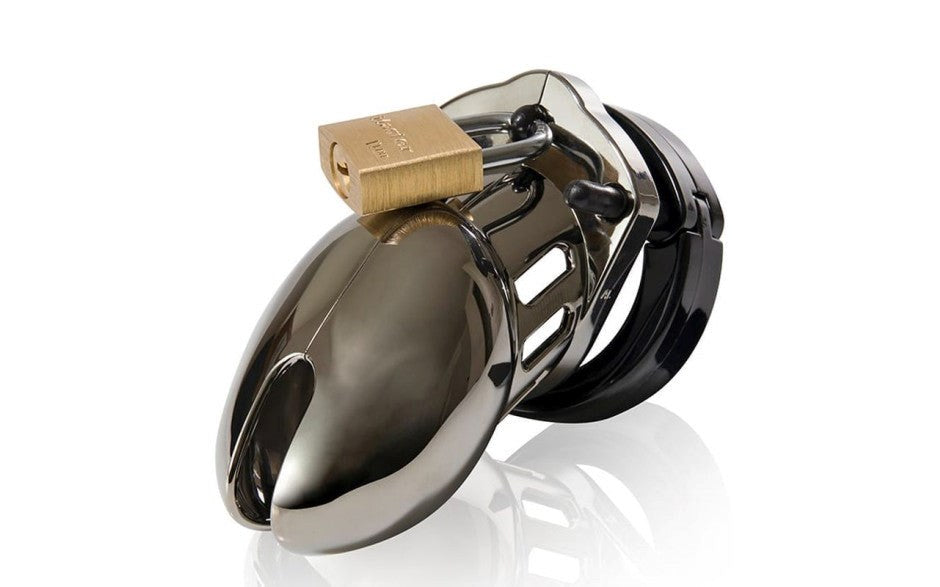 CB X Male Cock Cage CB 6000S Chrome - - Male Chastity