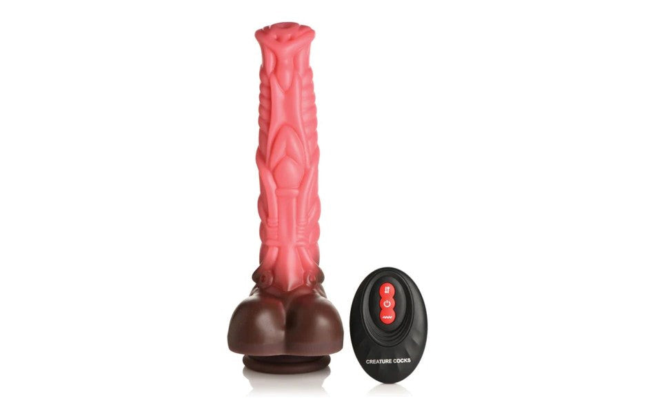 Creature Cocks Deluxe Centaur Thrusting & Vibrating Silicone Dildo - - Vibrating Dildos