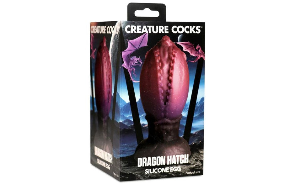 Creature Cocks Dragon Hatch Silicone Egg Fantasy Dong - - Realistic Dildos