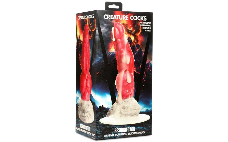 Creature Cocks Resurrector Phoenix Squirting Silicone Fantasy Dildo - - Realistic Dildos