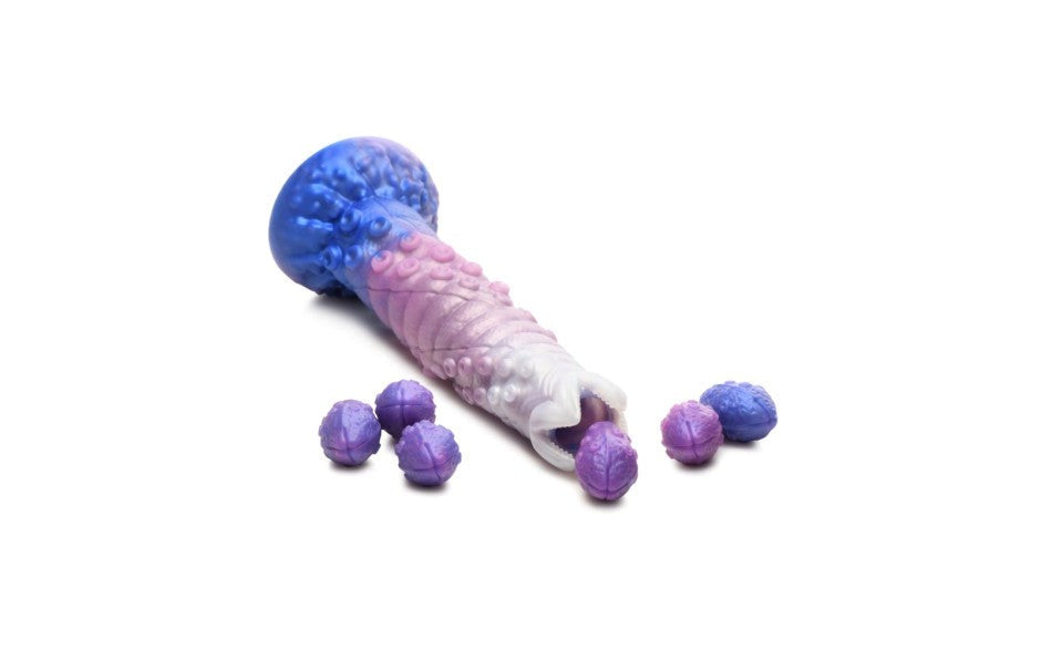 Creature Cocks Tenta Queen Ovipositor Silicone Dildo With Eggs - - Realistic Dildos