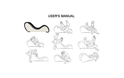 Daytona Kama Sutra Mebon Chaise Love Lounge Sex Furniture Brown - Sex Furniture