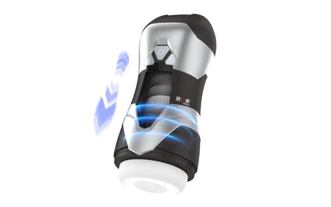 Drywell DVA Automatic USB Thrusting & Vibrating Male Masturbator - Masturbators and Strokers