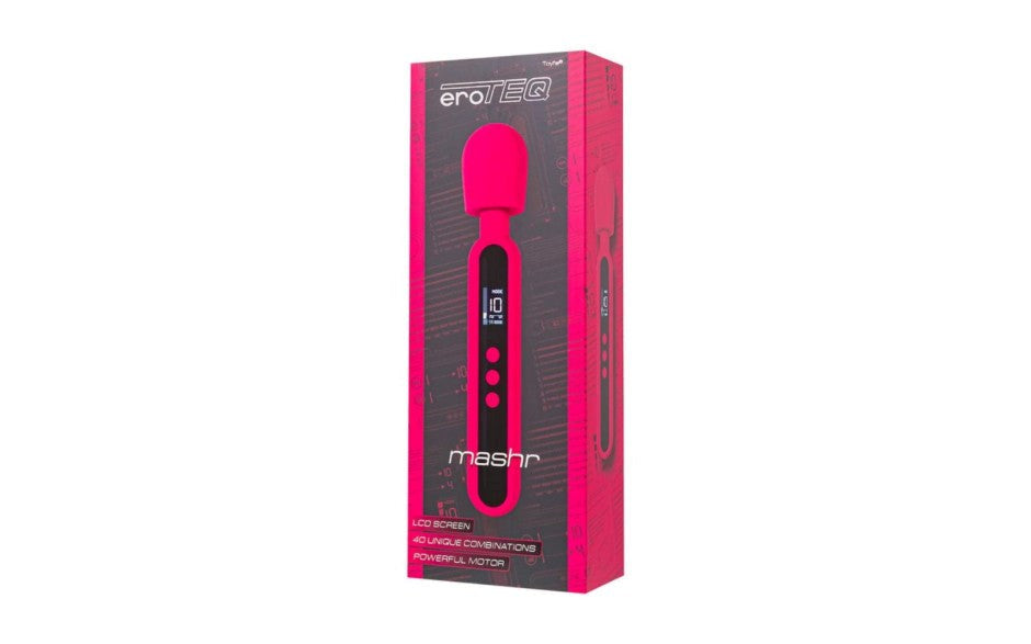 EroTeq Vibrating Body Wand Massager Mashr Pink - - Body Wands