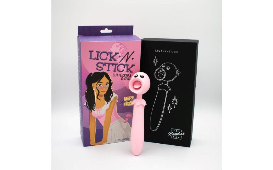 Natalies Toy Box Lick N' Stick Clit Flicker G Spot Vibrator - - G-Spot Vibrators