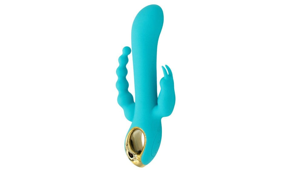 Natalies Toy Box Mighty Magic Clit G Spot & Anal Vibrator - - Rabbit Vibrators