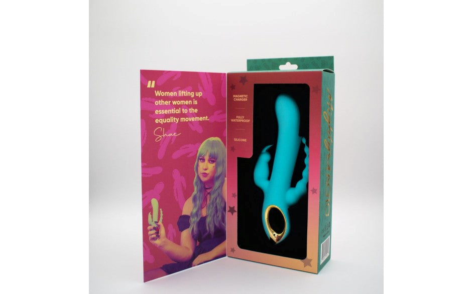 Natalies Toy Box Mighty Magic Clit G Spot & Anal Vibrator - - Rabbit Vibrators