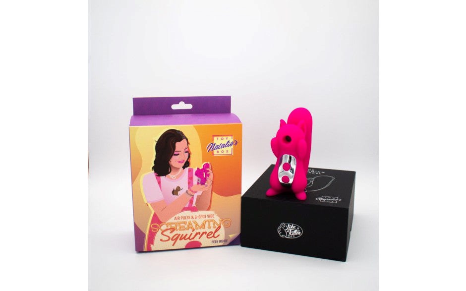 Natalies Toy Box Screaming Squirrel Air Pulse & G Spot Vibrator - - Clit Ticklers and Pulsators