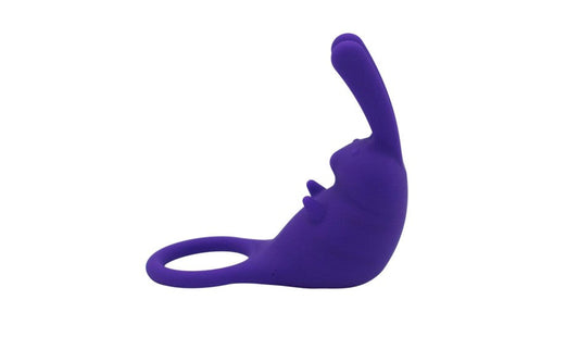 Natalies Toy Box The Cock Hopper Cock Ring & Bullet Vibrator - Vibrating Cock Rings