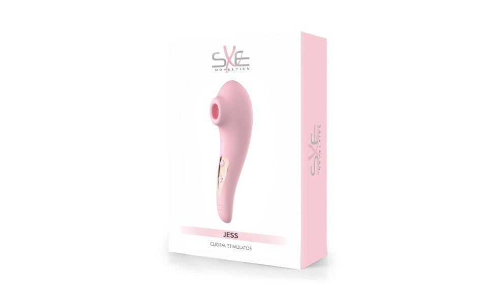 SXE Jess Vibrating and Sucking Air Pulse Clitoral Stimulator - - Clit Ticklers and Pulsators