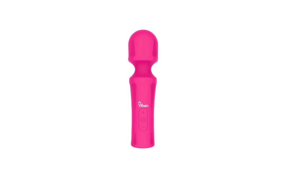 Viben Mighty Muse Vibrating Body Wand Massager Hot Pink - - Body Wands