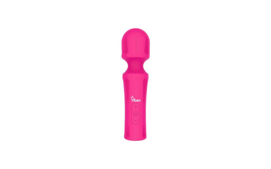 Viben Mighty Muse Vibrating Body Wand Massager Hot Pink - Body Wands