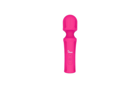 Viben Mighty Muse Vibrating Body Wand Massager Hot Pink - Body Wands