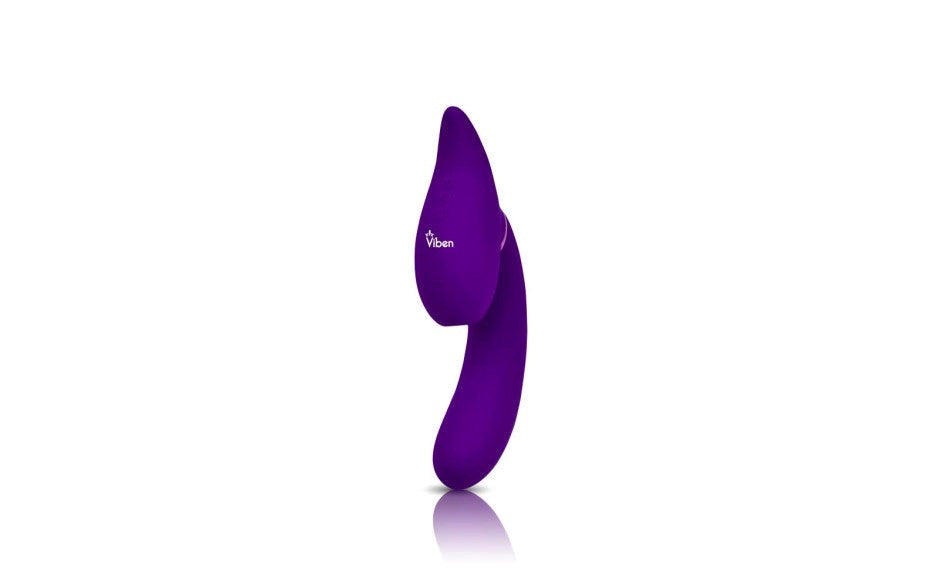 Viben Symphony 21 Mode Swivel Suction Head Triple Motor Clitoral Vibrator - - Clit Ticklers and Pulsators