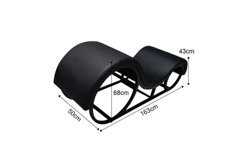 Daytona Kama Sutra Mebon Chaise Love Lounge Erotic Sex Furniture with Metal Frame - Sex Furniture