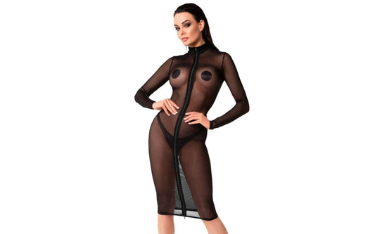 Noir Handmade Ecstasy Womens Sexy Midi Dress - Her Fetish