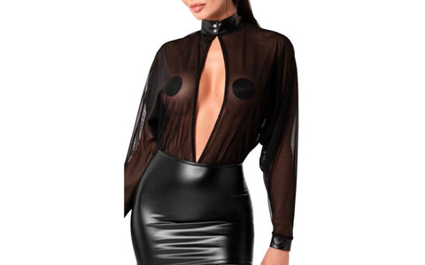 Noir Handmade Opium Womens Sexy Mini Dress - Her Fetish