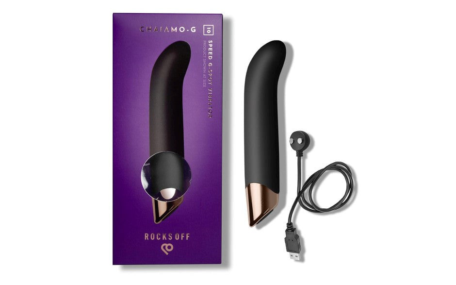 Rocks Off Chaiamo 10 Functions Rechargeable G-Spot Vibrator - - G-Spot Vibrators