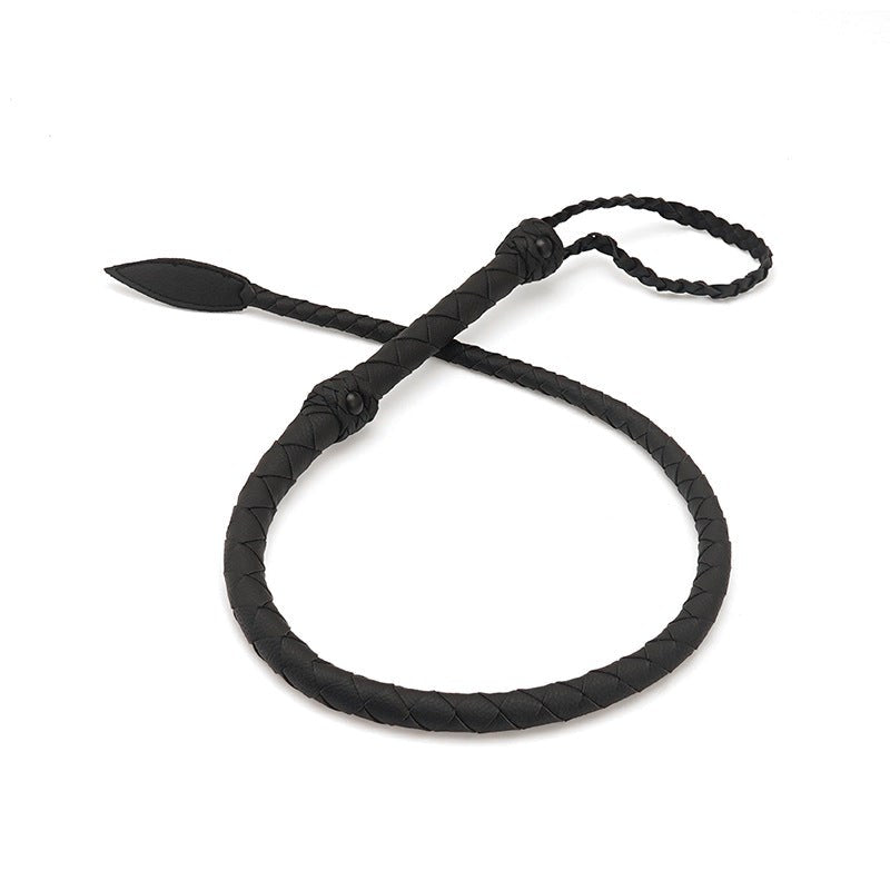 BDStyle Unique Design Artificial Snake Leather Horse Bondage Whip - - Whips And Crops