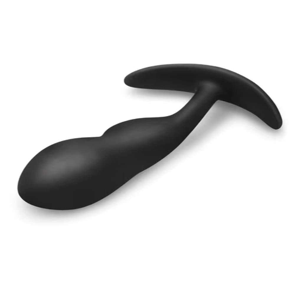 B-Vibe Remote Control Vibrating P-Spot Snug Plug Black - - Prostate Sex Toys