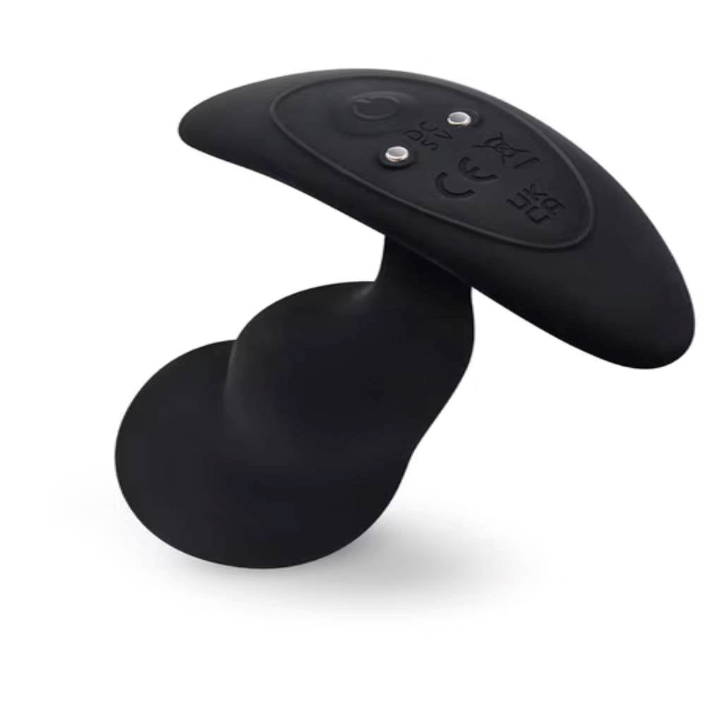 B-Vibe Remote Control Vibrating P-Spot Snug Plug Black - - Prostate Sex Toys