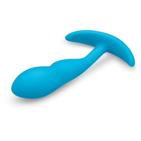 B-Vibe Remote Control Vibrating Silicone Prostate Snug Plug Blue - Prostate Sex Toys