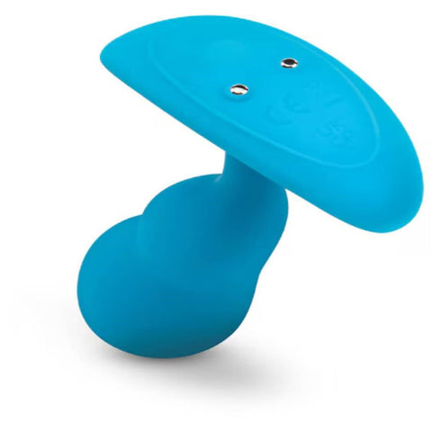 B-Vibe Remote Control Vibrating Silicone Prostate Snug Plug Blue - Prostate Sex Toys