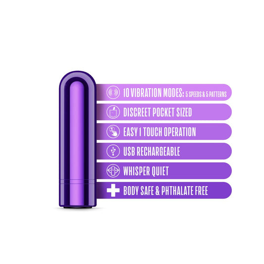 Blush Kool Vibes 2.5‚Äö√Ñ√π Rechargeable Mini Bullet Vibrator - Bullet Vibrators