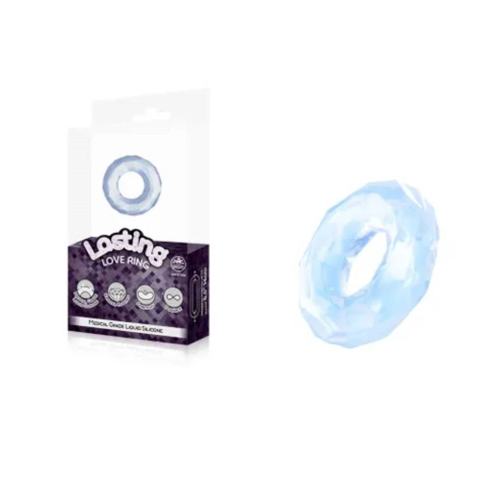 Excellent Power Crystal Cut Lasting Love Ring - Stretchy Cock Rings