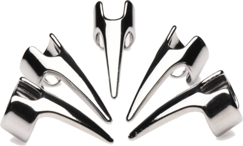 Master Series Clawed 5 Piece Sensation Play Finger Rings - - Electro Sex