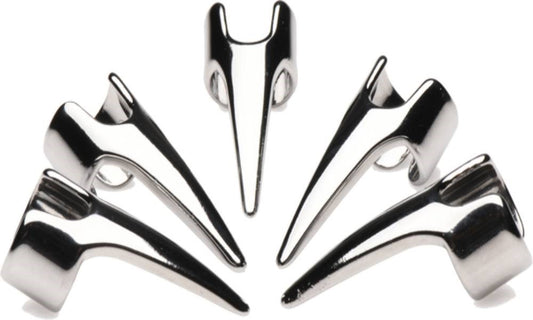 Master Series Clawed 5 Piece Sensation Play Finger Rings - Electro Sex