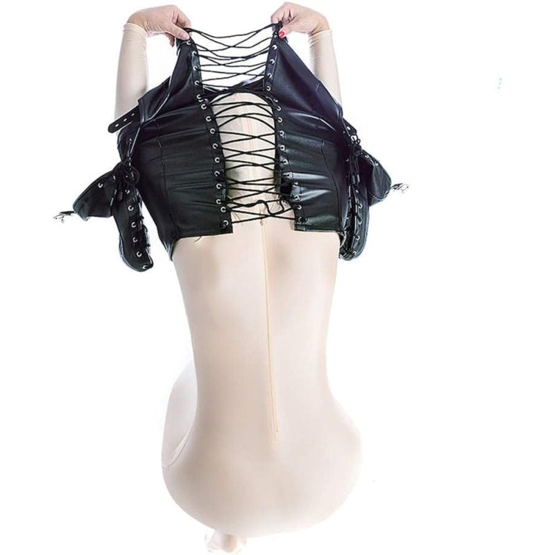 BDStyle Lace Up Straitjacket Bondage Harness - - Cuffs And Restraints