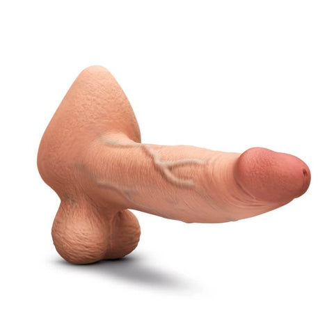 B-Vibe Slipskin Girthy 9 Inch Realistic Silicone Dildo - Realistic Dildos