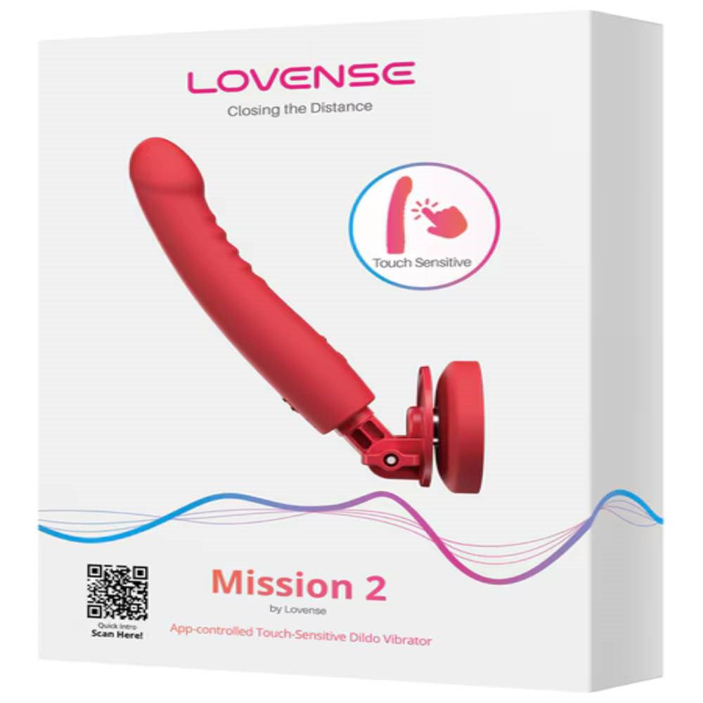 Lovense Mission 2 Vibrating Suction Cup Dildo - Vibrating Dildos