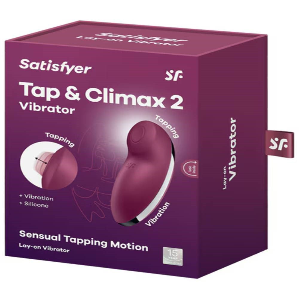 Satisfyer Tap and Climax 2 Clitoral Massager - Clit Ticklers and Pulsators